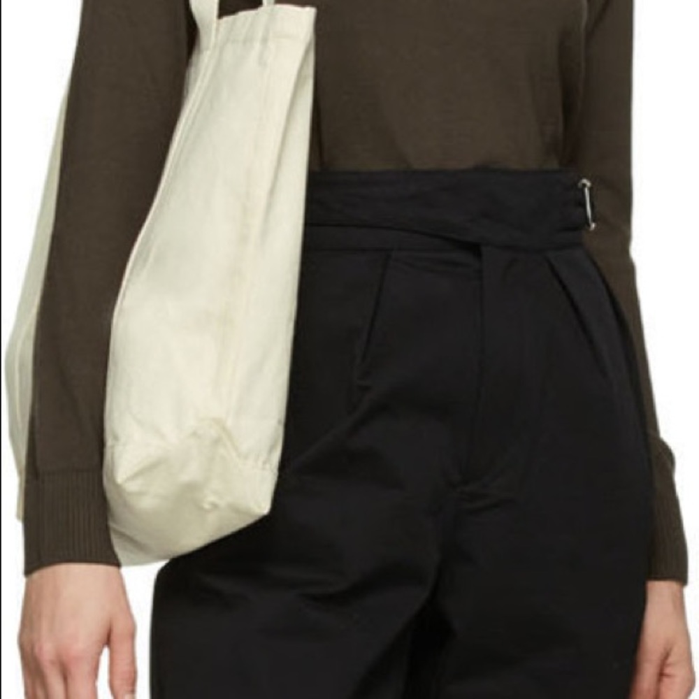 Maison Kitsuné Black Denim Worker Pants FW01121WW0027 (black）